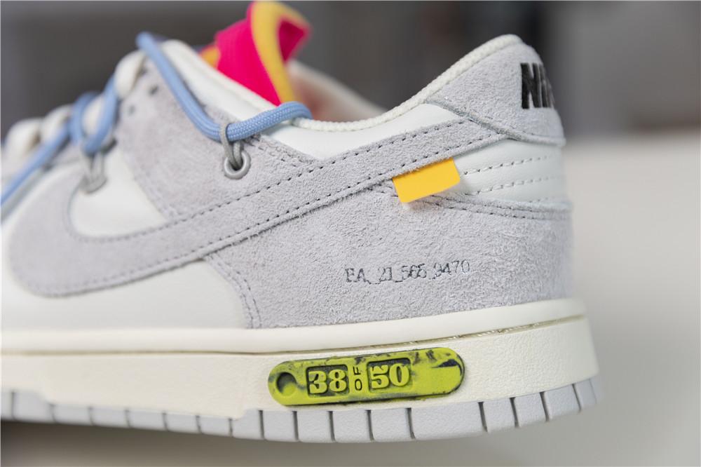 Pk God off white X dunk low the 50 NO.38 retail materials ready to ship